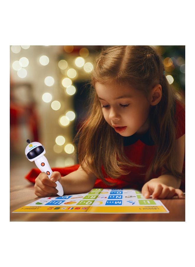 قلم التحدث باللغة الإنجليزية لتعليم الأطفال . أبيض/ أسود - Image 4
