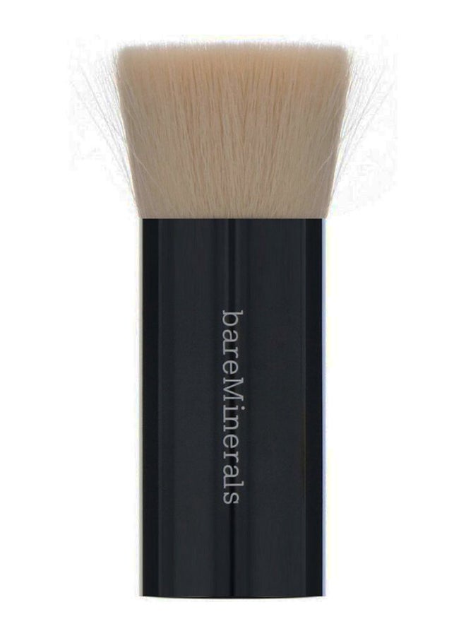 bare Minerals Beautiful Finish Makeup Brush Black/Beige - Image 1
