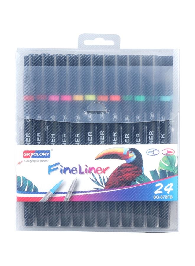 SKYGLORY 24-Piece Dual End Marker Set multicolor - Image 1