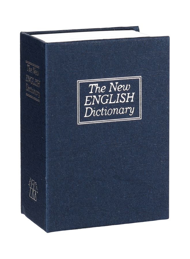 صندوق نقود على شكل كتاب القاموس الإنجليزي الجديد أزرق - Image 1