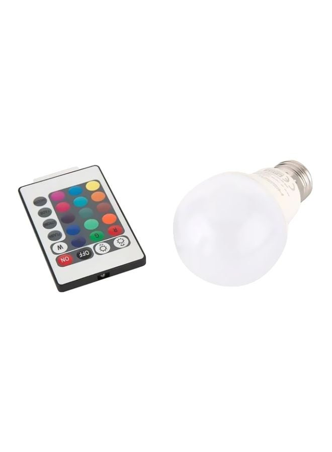 Remote Control LED Bulb Red/White/Green