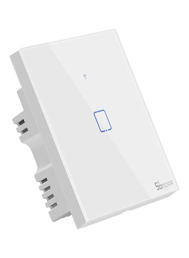 SONOFF Wi-Fi Smart Wall Switch White 86x86x35mm  - Image 1