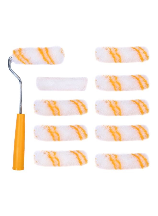 Roller Painting Brush White/Yellow 4inch  - Image 1