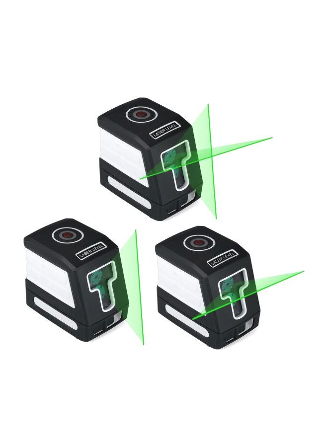 Self-Leveling Horizontal Vertical Crossing Two Lines Laser Level Meter White/Black - Image 3