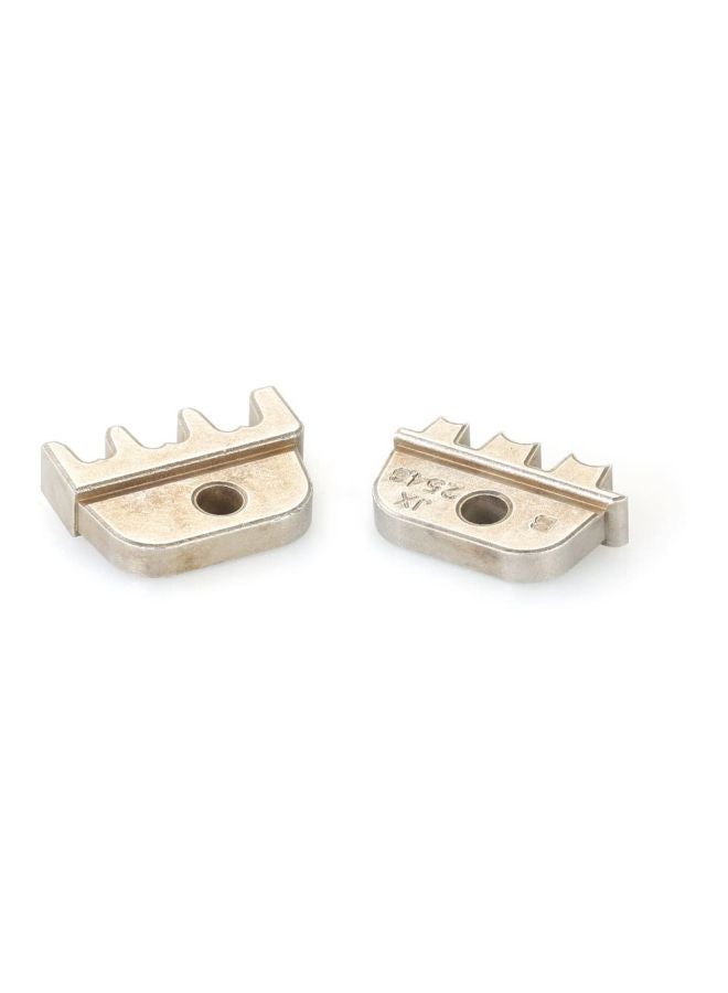 2-Piece Wire Crimper Crimping Pliers Jaw Silver  - Image 2