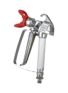 Generic High Pressure Airless Paint Spray Gun With Nozzle Guard Silver/Red 215x120x50mm  - Image 4