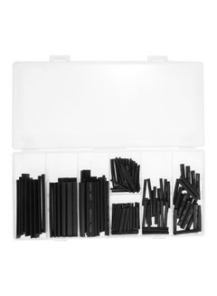 Generic 127-Piece Polyolefin Shrinkable Wire Tube Set Black  - Image 1
