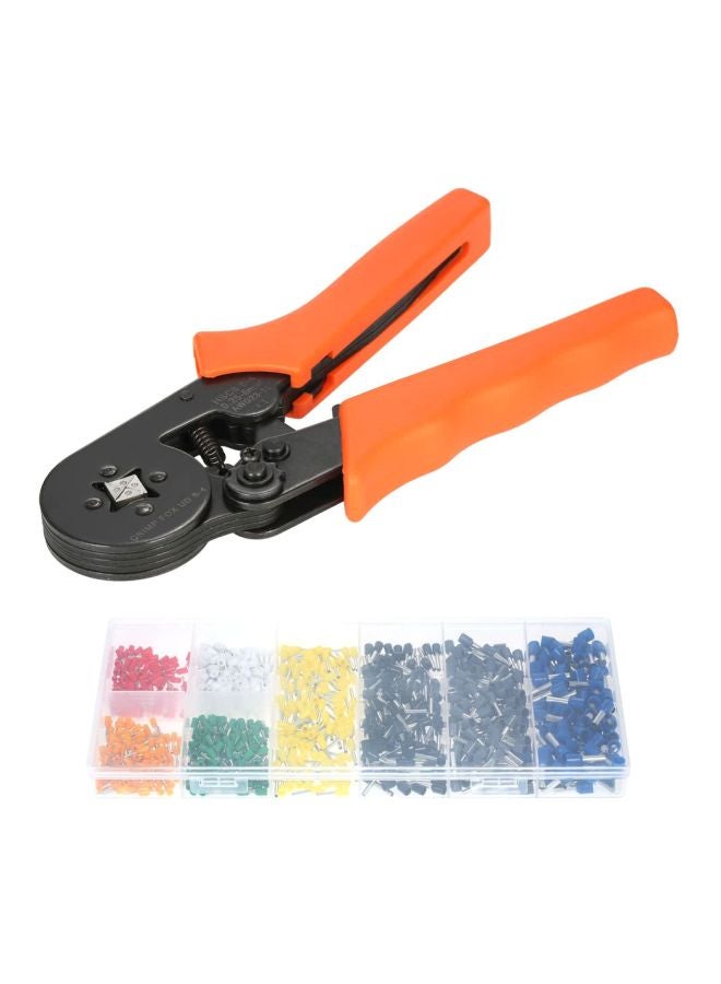 Generic 801-Piece Crimping Plier With Insulated Electrical Crimp Terminal Set Black/Orange/Yellow  - Image 1