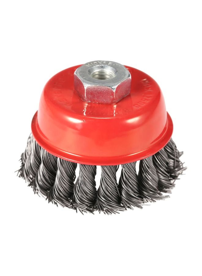 Brush Crimp Cup Wheel Red/Black  - Image 1