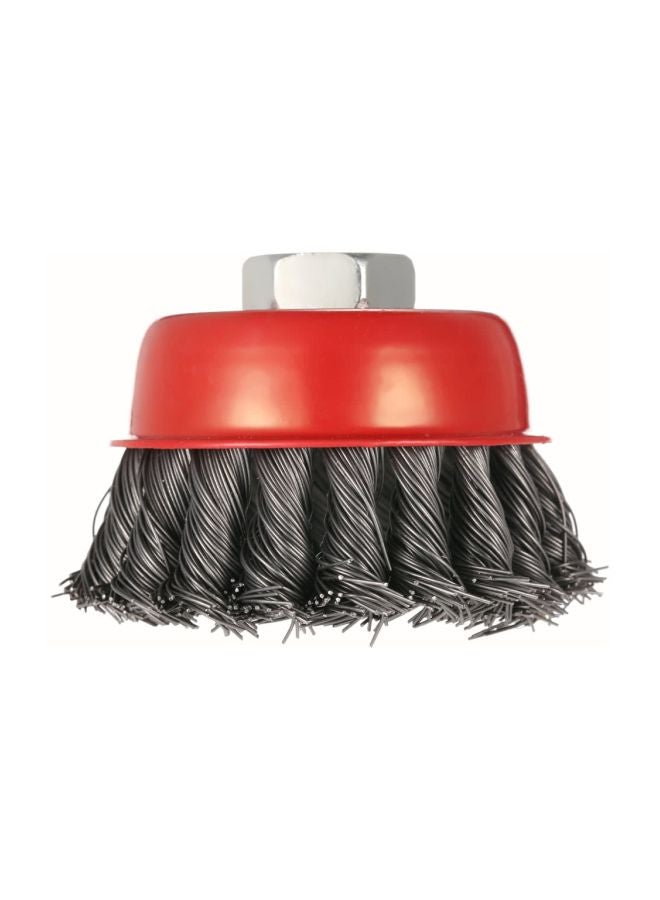 Brush Crimp Cup Wheel Red/Black  - Image 3