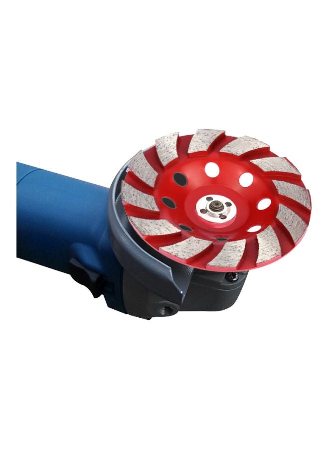 عجلة جلخ بقسم قطع ماسي أحمر/فضي - Image 5