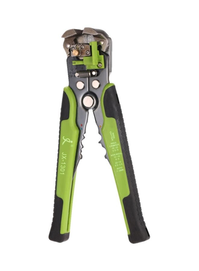 Adjustable Cable Wire Stripper Cutter Green/Black/Silver 28.5cm - Image 1