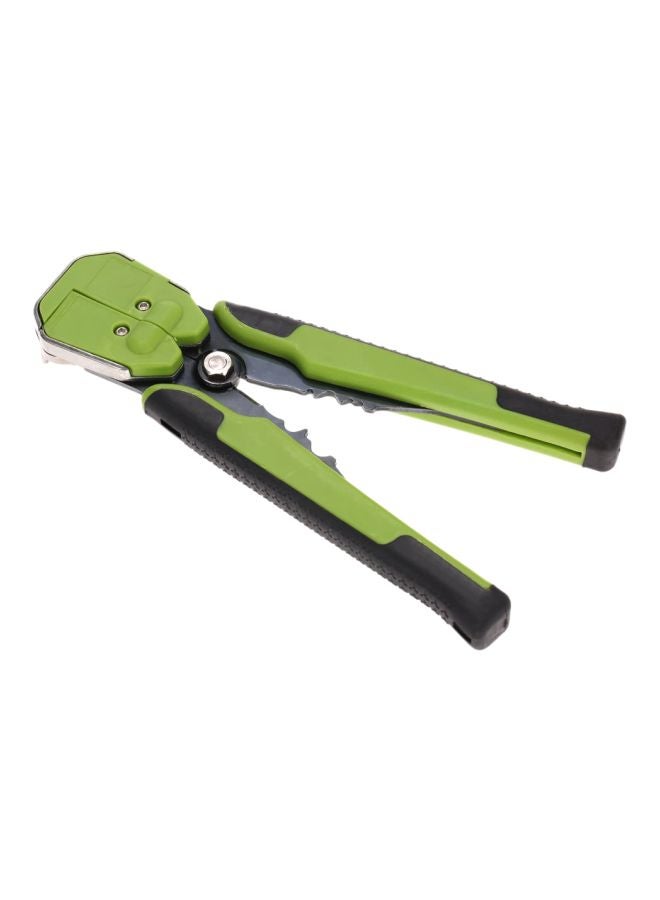 Adjustable Cable Wire Stripper Cutter Green/Black/Silver 28.5cm - Image 4