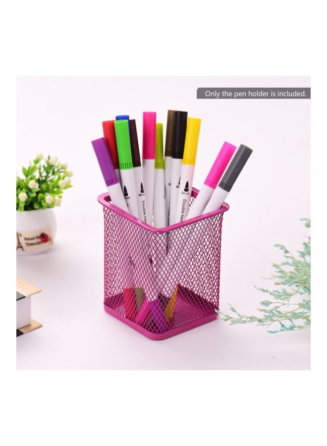 Metal Pencil Holder Pink - Image 4