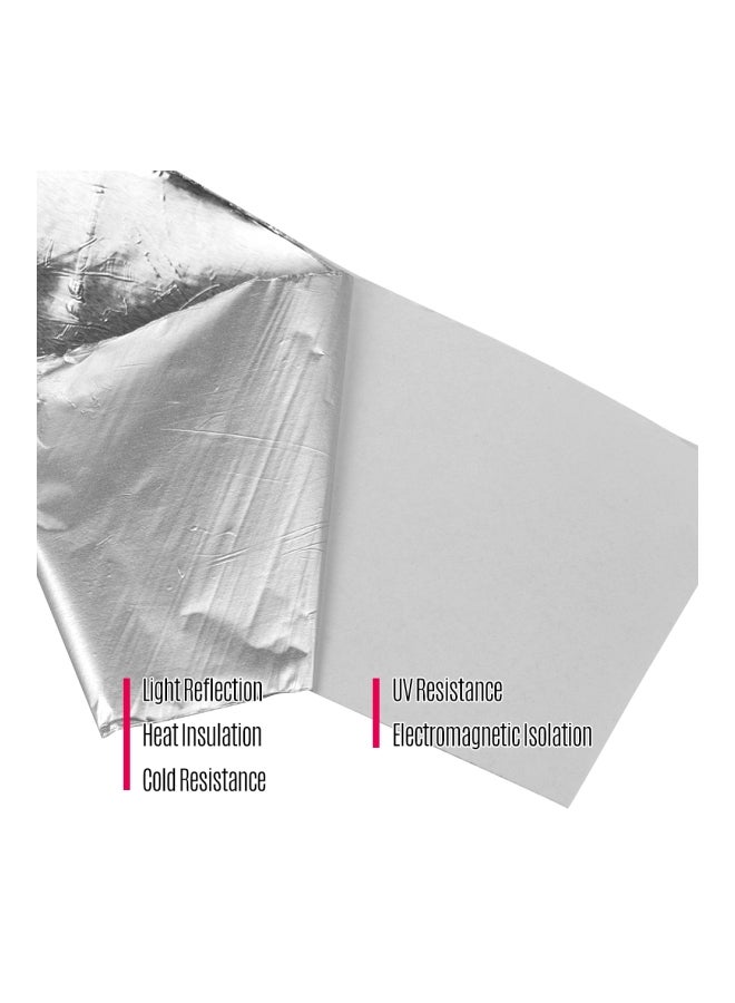 Aluminum Foil Adhesive Tape For Hvac Air Ducts Insulation Electronics Silver - Image 5