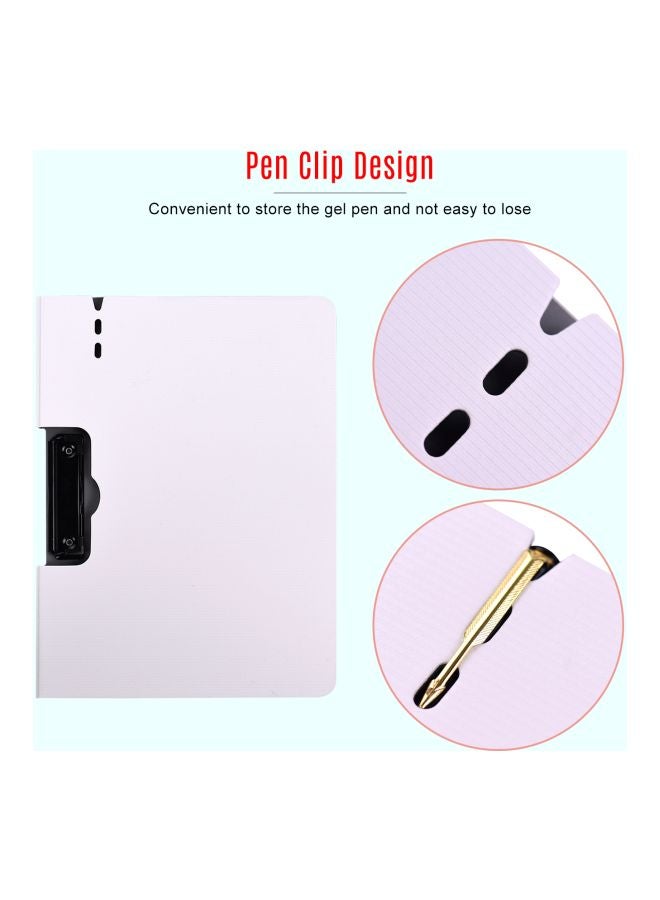 Plastic File Folder White - Image 3