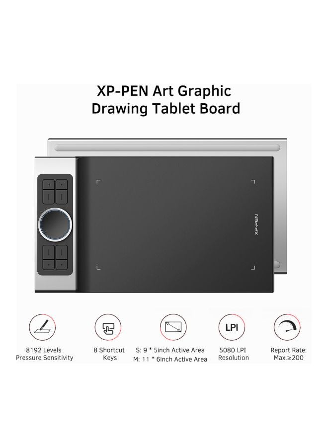 Deco Pro Medium Graphic Drawing Tablet Board Kit For Windows XP/10/8/7 And Mac OS