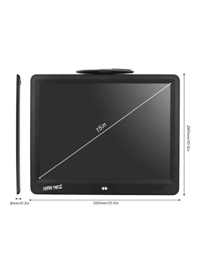 2-Piece Professional Drawing Graphic Tablet With Stylus Black - v1587131447/N36998911A_3