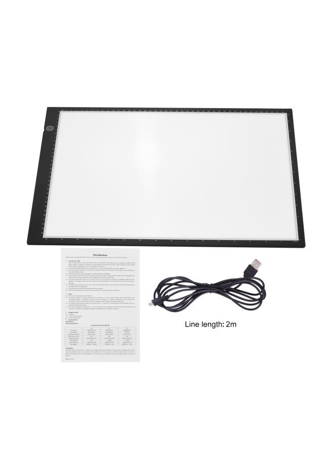 Generic LED Tracing Drawing Board With USB Cable White  - Image 2