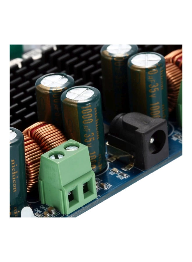 Generic - 2.1 Channel Digital Subwoofer Power Amplifier Board TPA3116 Black/Green - Image 1