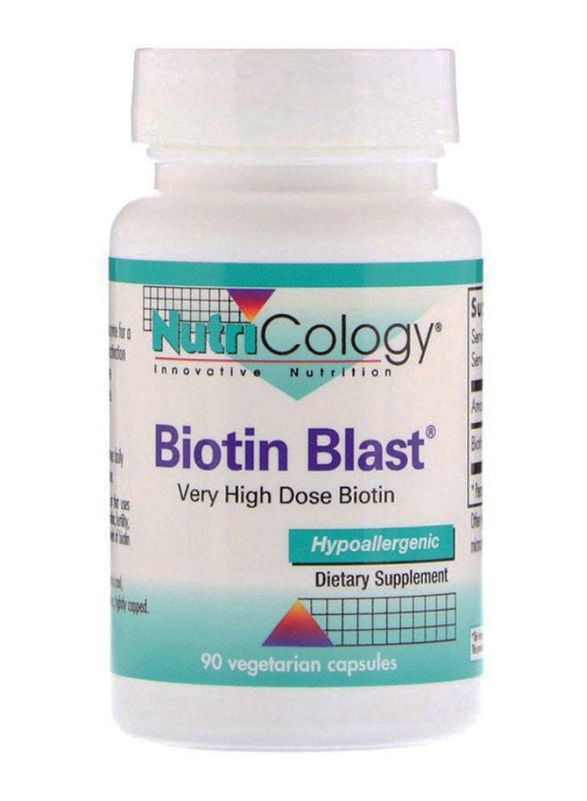 نوتريكولوجي مكمل غذائي بيوتين بلاست - 90 كبسولة نباتية - Image 1
