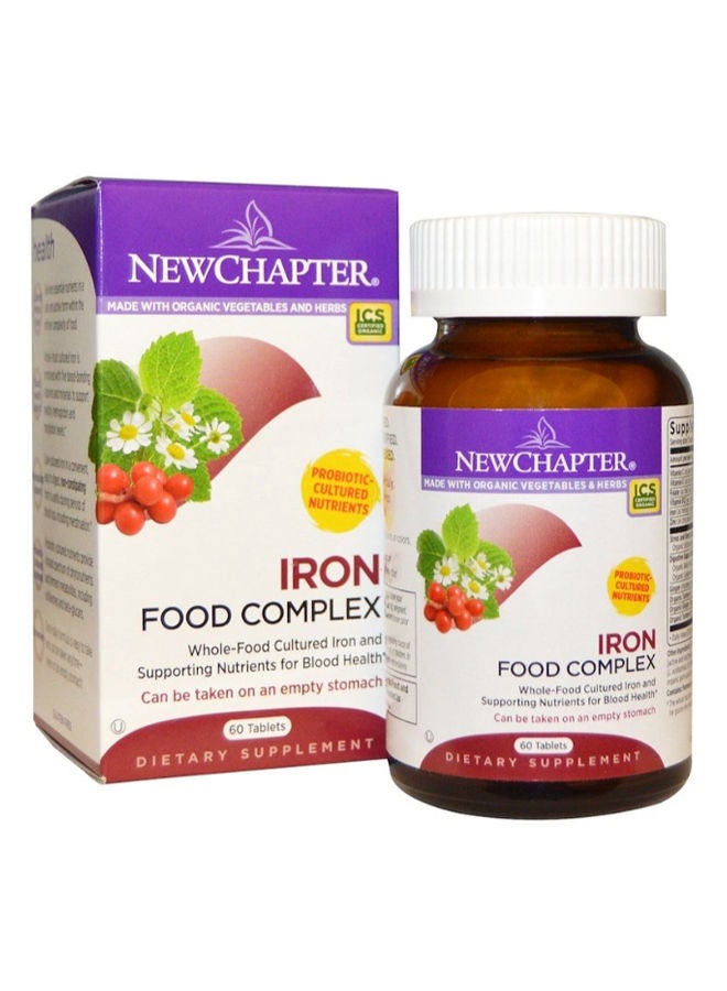 نيو تشابتر المكمل الغذائي فود كومبليكس غني بالحديد - 60 كبسولة - Image 1
