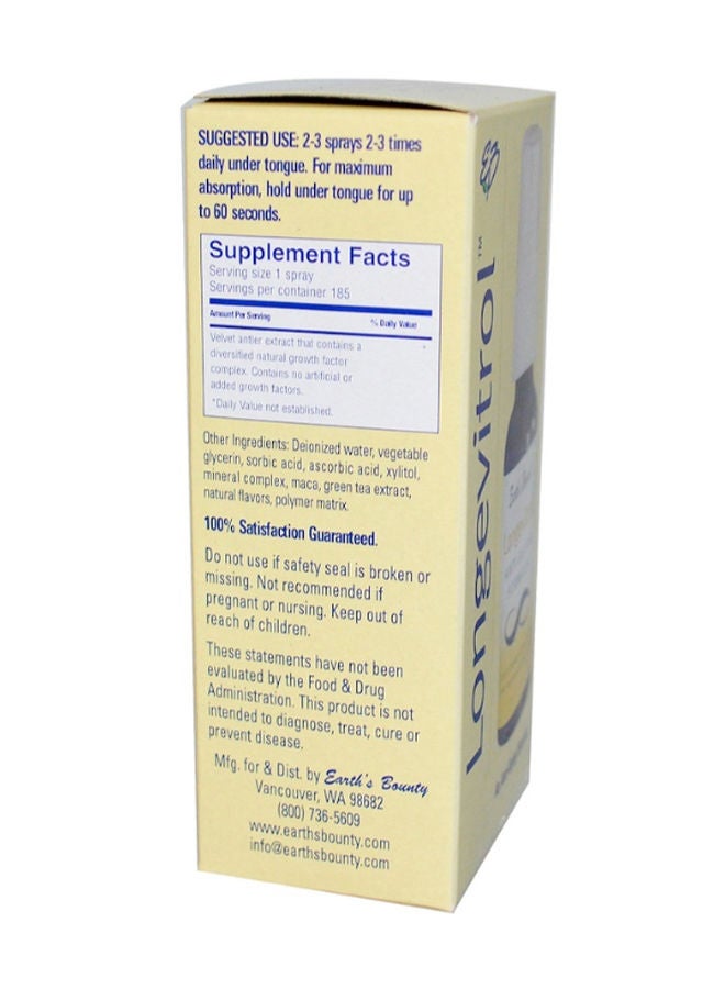 Earth's Bounty - Longevitrol Anti-Aging Deer Growth Factor Formula - Image 1
