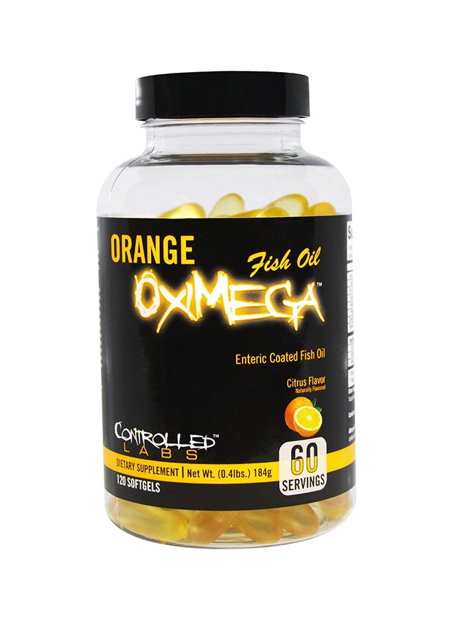 Orange Oximega Fish Oil 120 Softgels