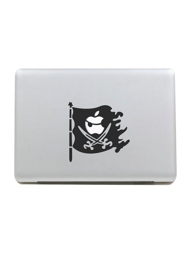 Pirates Macbook Sticker Black 