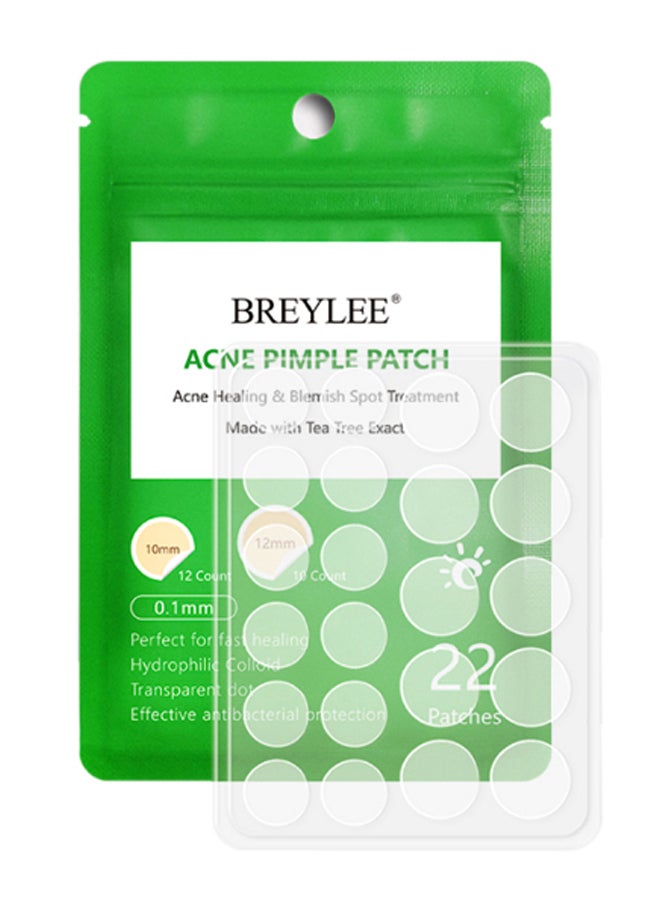 Breylee - 22-Piece Invisible Acne Pimple Patch Set Clear - Image 1