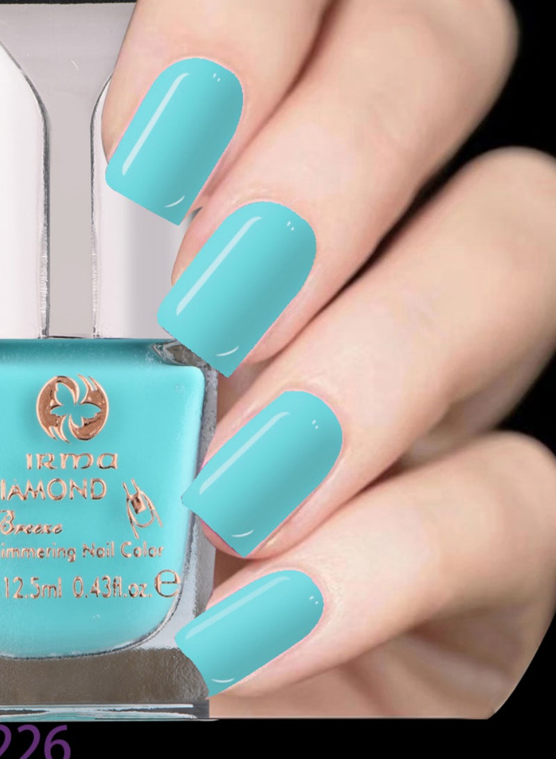 irma Diamond Shimmering Glossy Nail Polish Tiffany - Image 2