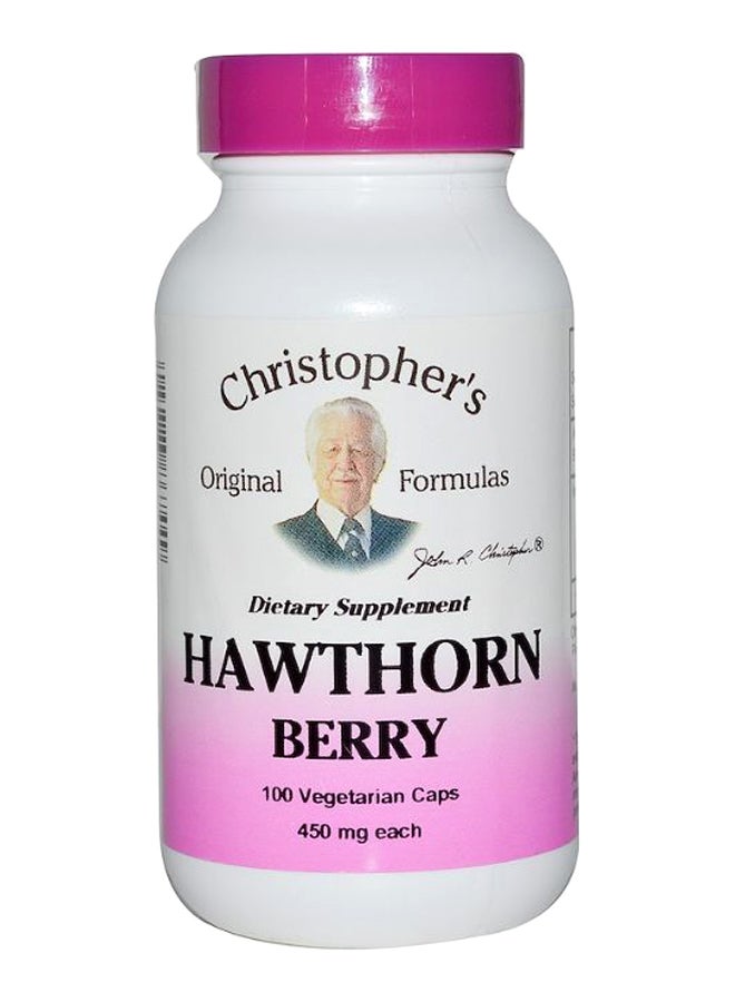 Christopher's Original Formulas Hawthorn Berry - 100 Veggie Caps - Image 1