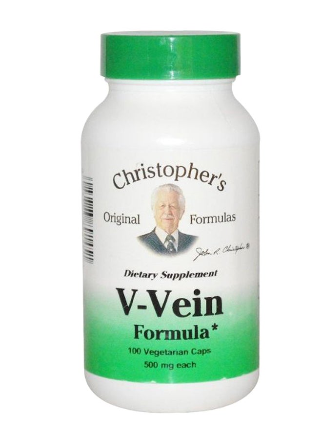 Christopher's Original Formulas V-Vein Formula - 100 Veggie Caps - Image 1