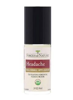 FORCES OF NATURE Headache Rollerball Applicator Homeopathic Medicine  - Image 1