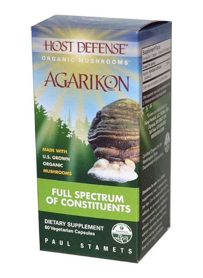 Fungi Perfecti - Agarikon Dietary Supplement - 60 Capsules - Image 1