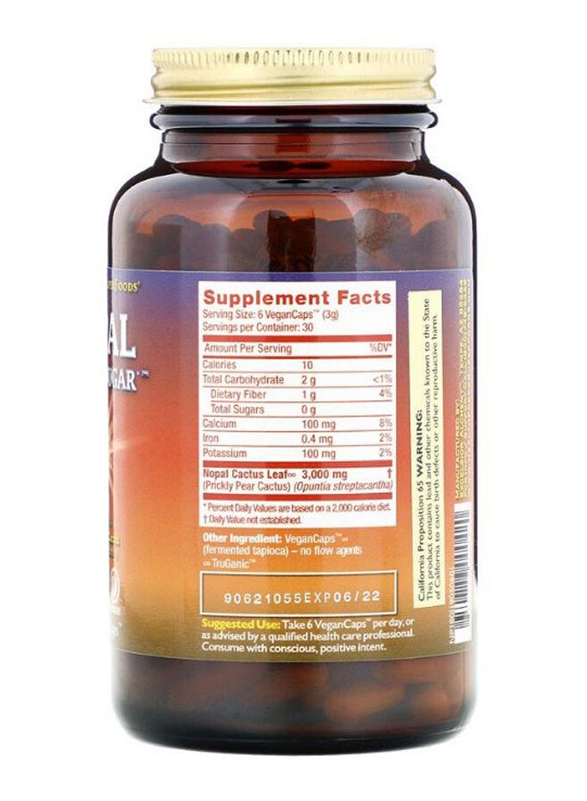HEALTHFORCE SUPERFOODS - Nopal Blood Sugar - 180 Capsules - Image 1