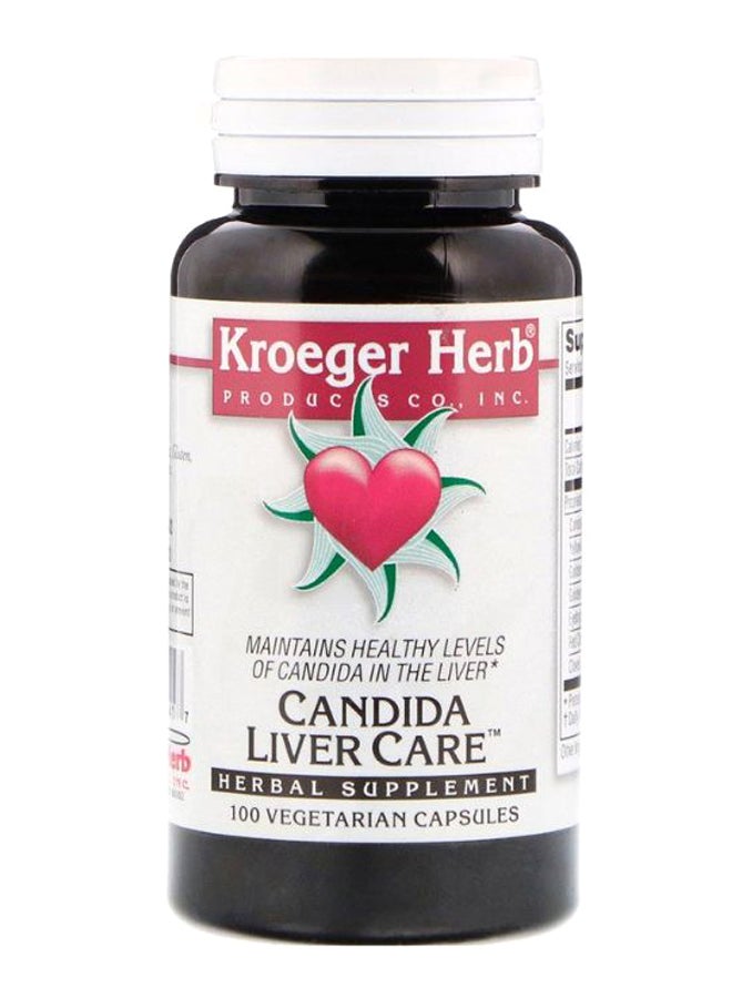 كروجر هيرب كو مكمل غذائي كانديدا للعناية بالكبد - 100 كبسولة نباتية - Image 1