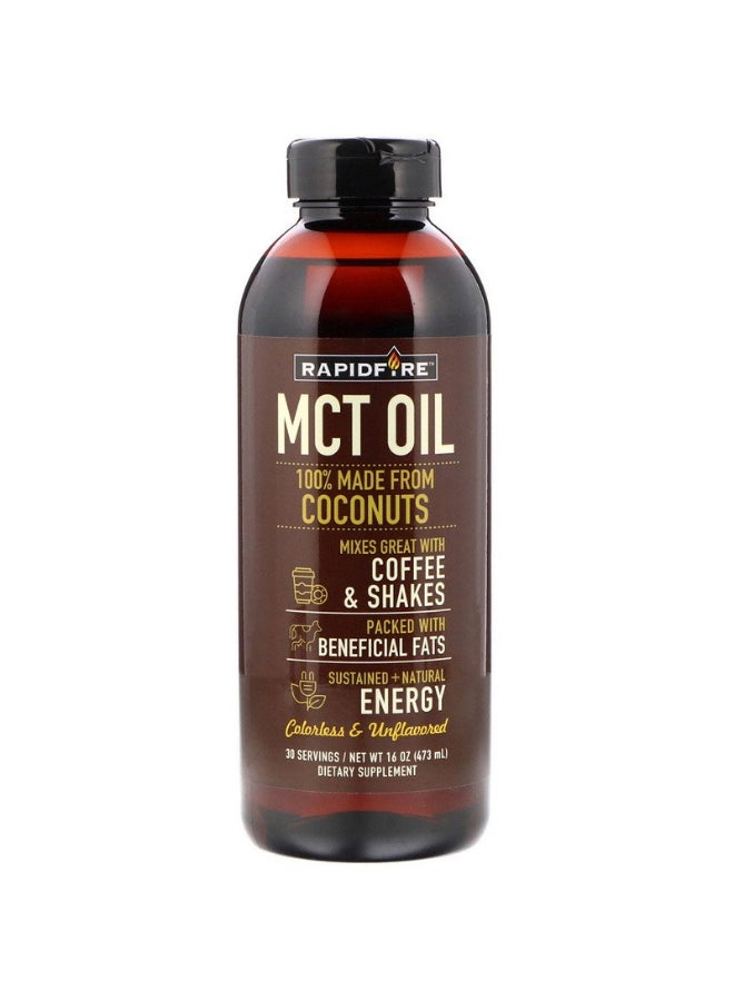 Rapidfire Unflavoured MCT Oil - Image 1