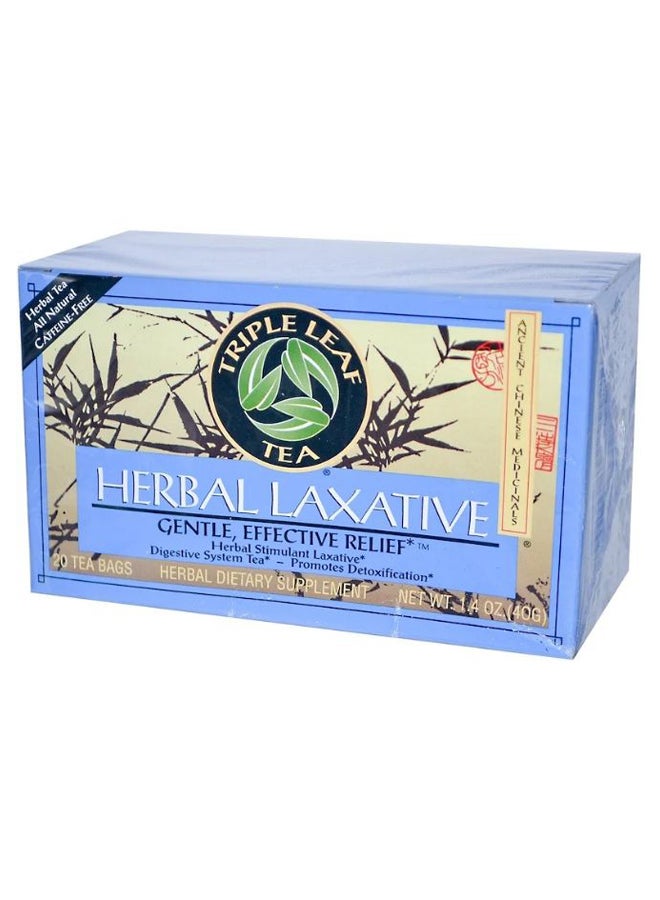 Triple Leaf Tea Pack Of 20 Herbal Laxative Tea Bag