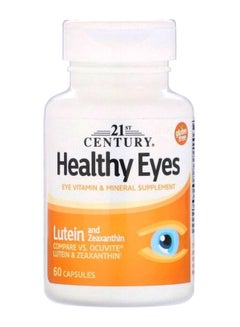 21st CENTURY Healthy Eyes Lutein Zeaxanthin - 60 Capsules  - Image 1