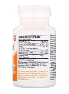 21st CENTURY Healthy Eyes Lutein Zeaxanthin - 60 Capsules  - Image 2