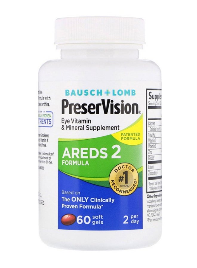 Bausch + Lomb Preser Vision AREDS 2 Formula - 60 Softgels