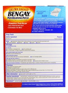 Bengay Ultra Strength Pain Relieving - 4 Patches  - Image 2