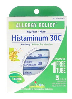 Boiron Histaminum 30C Allergy Relief - 3 Tubes  - Image 2