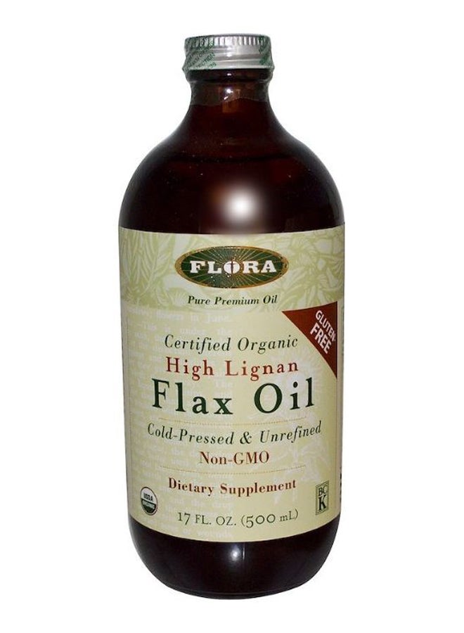 فلورا زيت بذور الكتان العضوي - Image 1