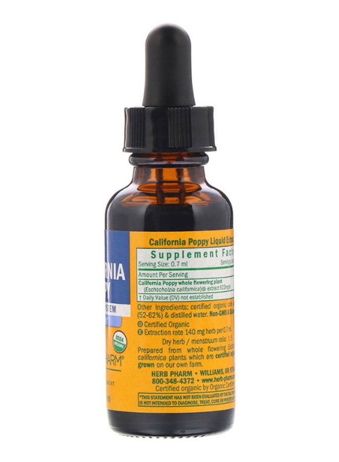 HERB PHARM California Poppy Nervous System Supplement - Image 2