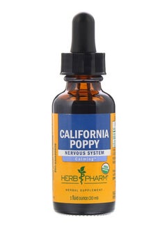 HERB PHARM California Poppy Nervous System Supplement  - Image 1