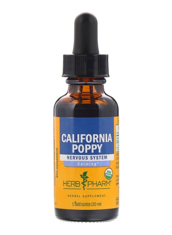 HERB PHARM California Poppy Nervous System Supplement - Image 1