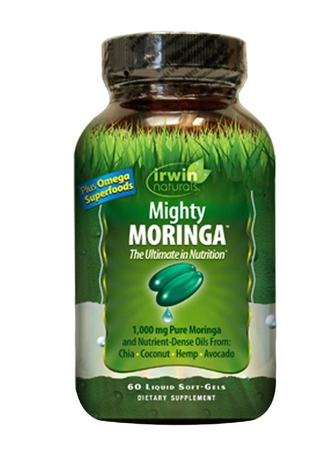 Irwin Naturals Mighty Moringa - 60 Liquid Softgels 