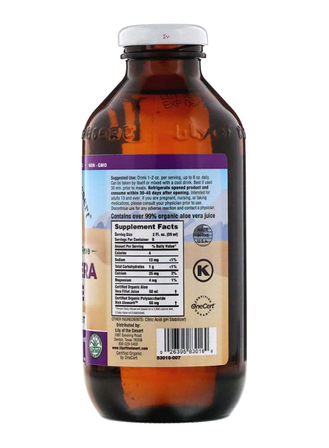 Lily Of the Desert Organic Preservative Free Inner Fillet Aloe Vera Juice - Image 2